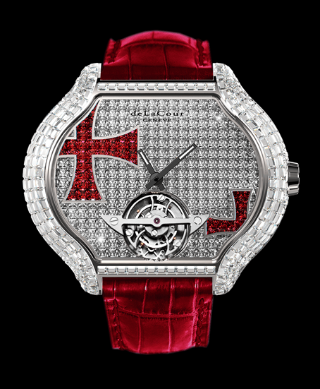 Replica DeLaCour Cross Ruby WAWG2610-0120T Watch